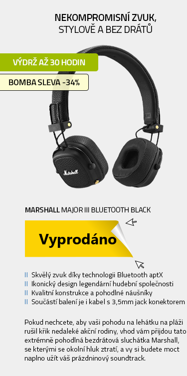 Marshall Major III Bluetooth Black