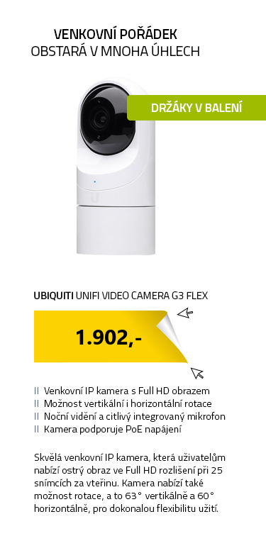 Ubiquiti UniFi Video Camera G3 Flex