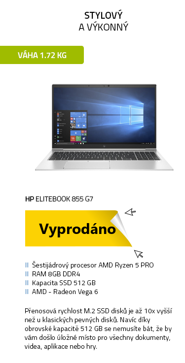 Notebook HP EliteBook 855 G7