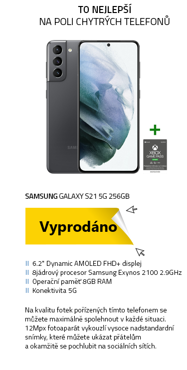 Mobilní telefon - SAMSUNG Galaxy S21 5G 256GB šedá