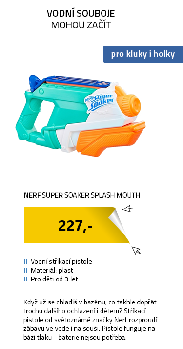 Hasbro Nerf Super Soaker Splash Mouth