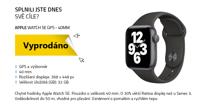Chytré hodinky Apple Watch SE 40mm