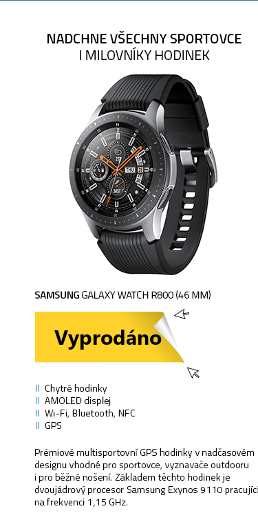 Chytré hodinky SAMSUNG Galaxy Watch R800 (46 mm) Silver