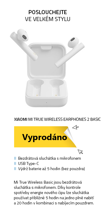 Xiaomi Mi True Wireless Earphones 2 Basic bílá