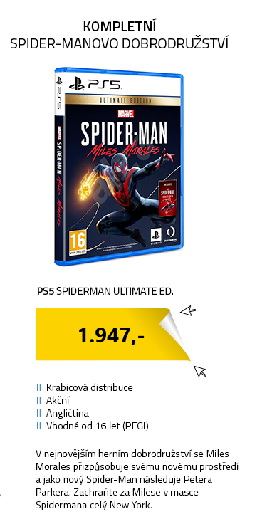 PS5 Spiderman Ultimate Ed.