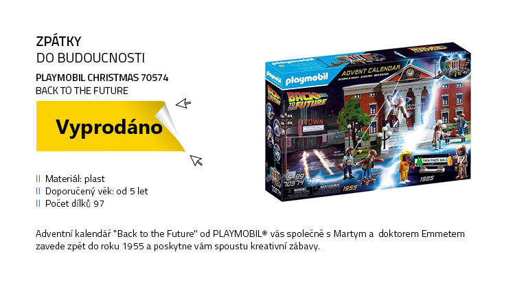 Playmobil 70574 Adventní kalendář "Back to the Future" /od 5 let