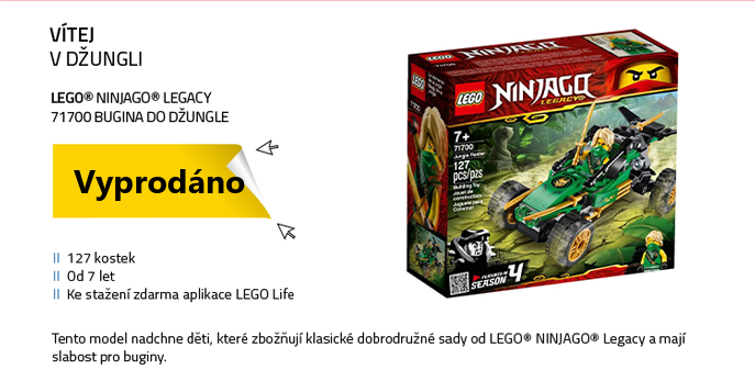 LEGO® NINJAGO® Legacy 71700 Bugina do džungle