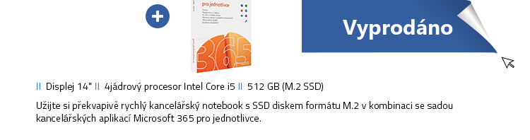 Notebook Lenovo V14-IIL šedá + Microsoft 365 pro jednotlivce