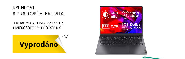 Notebook Lenovo Yoga Slim 7 Pro 14ITL5 šedá + Microsoft 365 pro rodiny
