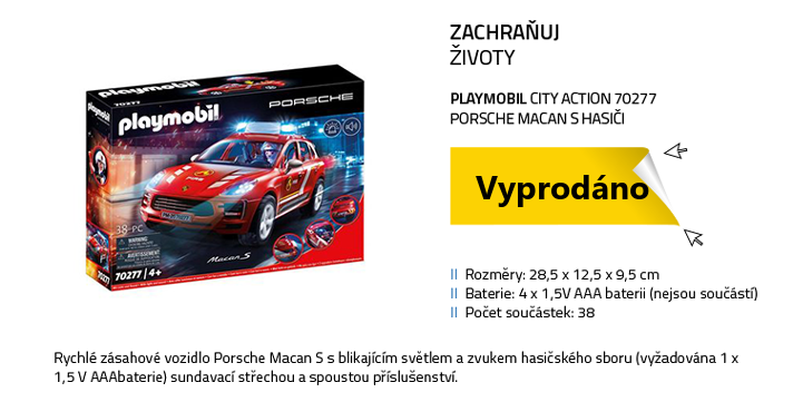 Playmobil City Action 70277 Porsche Macan S Hasiči