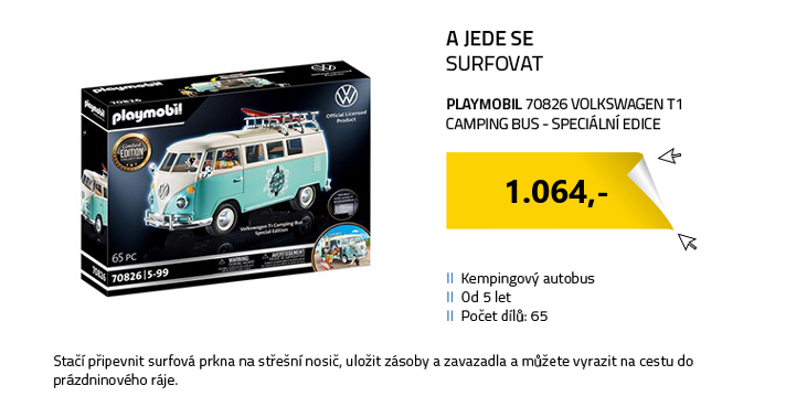 Playmobil 70826 Volkswagen T1 Camping Bus - Speciální edice