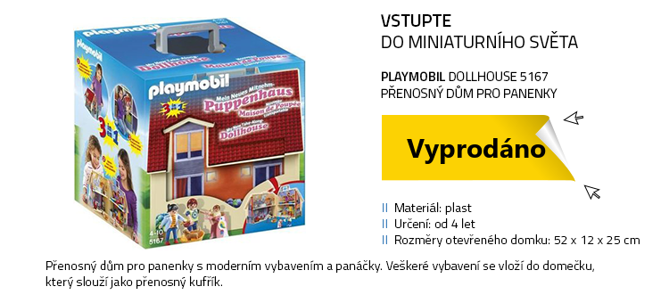 Playmobil Dollhouse 5167 Přenosný dům pro panenky