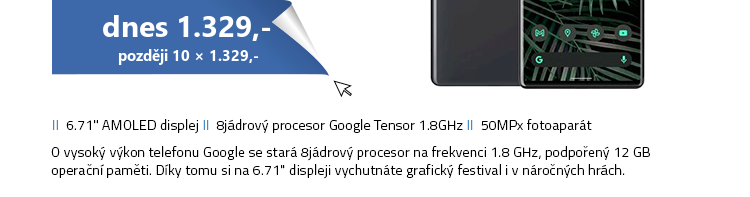 Google Pixel 6 Pro 5G 128GB černá