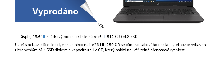 Notebook HP 250 G8 černá