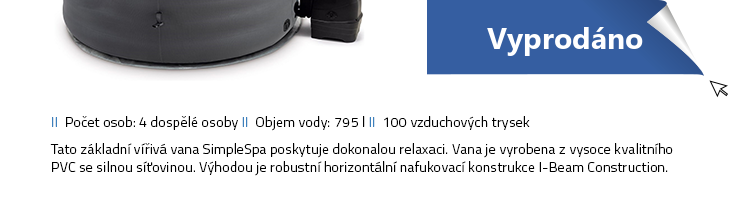 Marimex bazén vířivý nafukovací Simple Spa - Bubble