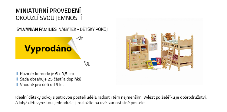 Sylvanian Families Nábytek - dětský pokoj
