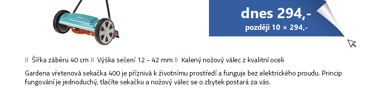 Gardena Classic Vřetenová sekačka 400