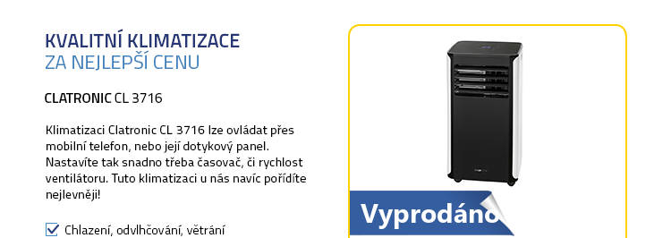 Clatronic CL 3716 klimatizace černá