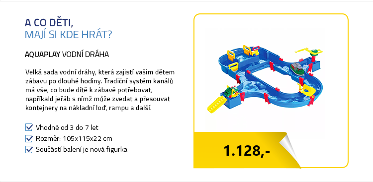 BIG AquaPlay Vodní dráha s přehradou a pumpou