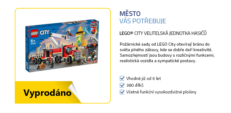 LEGO(R) City 60282 Velitelska jednotka hasicu