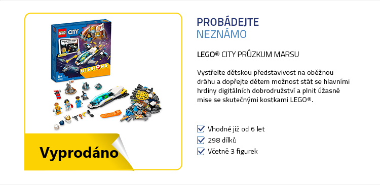 LEGO® City 60354 Průzkum Marsu