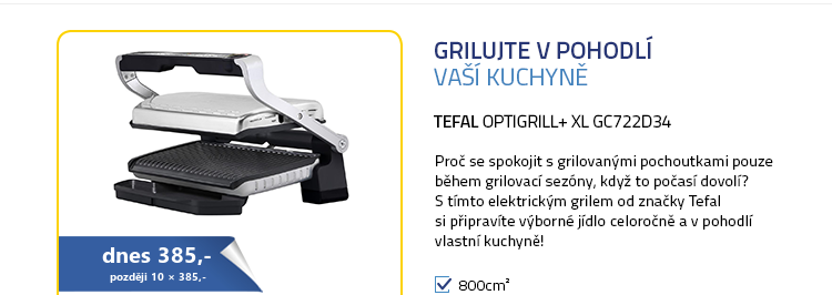 Tefal Optigrill+ XL GC722D34