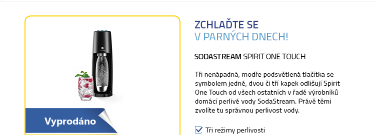 SodaStream Spirit One Touch černá