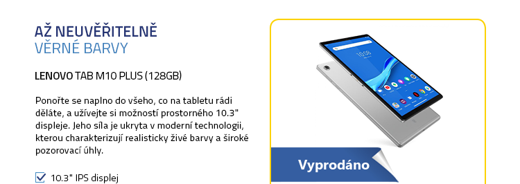 Lenovo Tab M10 Plus 128GB šedá