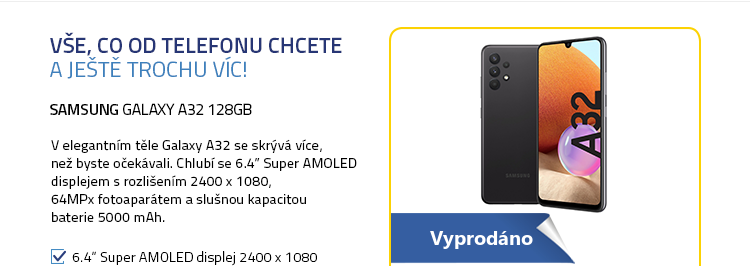 SAMSUNG Galaxy A32 128GB černá