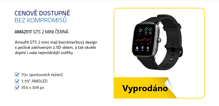 Amazfit GTS 2 mini černá