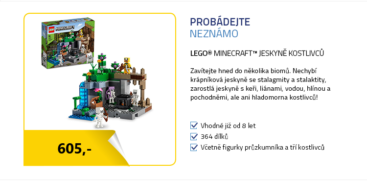 LEGO® Minecraft™ 21189 Jeskyně kostlivců