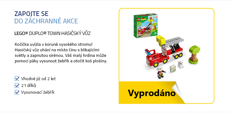 LEGO® DUPLO® Town 10969 Hasičský vůz