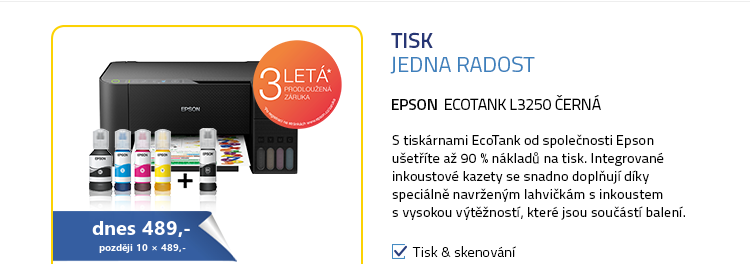 Epson EcoTank L3250 černá