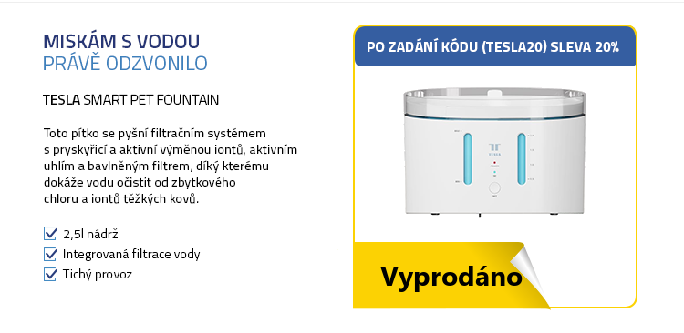 Tesla Smart Pet Fountain bílá