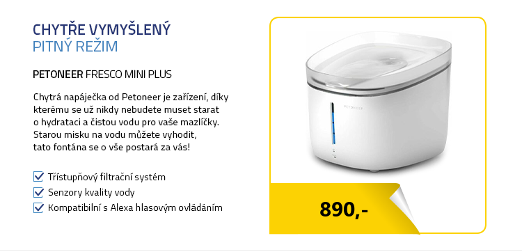 Petoneer Fresco Mini Plus bílá