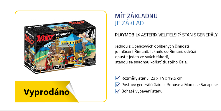 Playmobil® Asterix 71015 Velitelský stan s generály