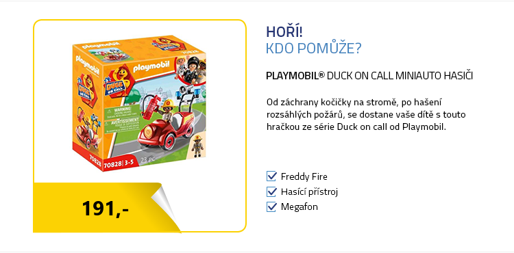 Playmobil® DUCK ON CALL 70828 Miniauto Hasiči