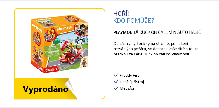 Playmobil® DUCK ON CALL 70828 Miniauto Hasiči