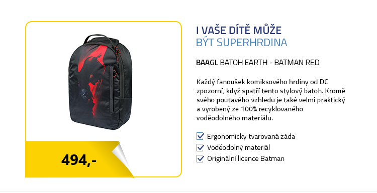 BAAGL Batoh eARTh - Batman Red
