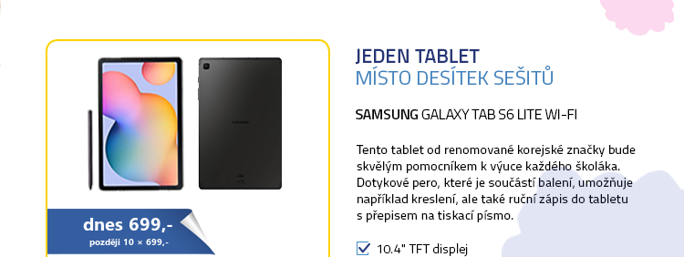 SAMSUNG Galaxy Tab S6 Lite Wi-Fi 64GB šedá (2022)