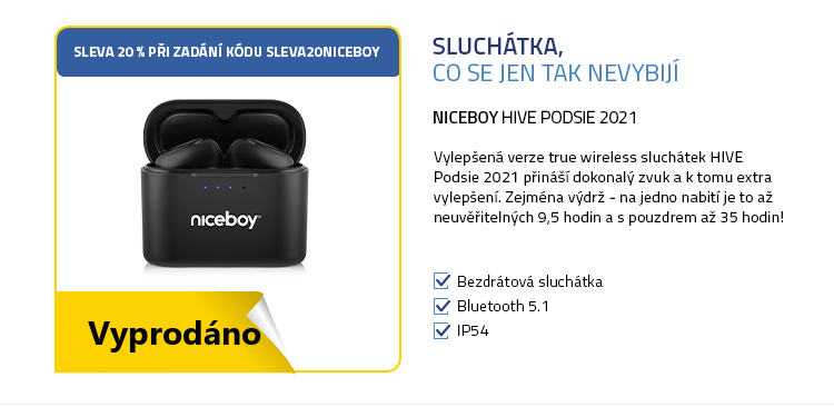Niceboy HIVE Podsie 2021 černá