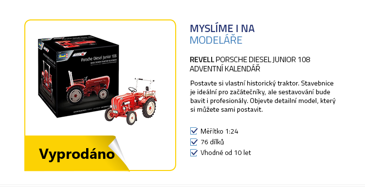 Revell Porsche Diesel Junior 108 - Adventní kalendář 2021