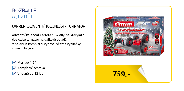 Carrera 240009 Adventní kalendář - Turnator
