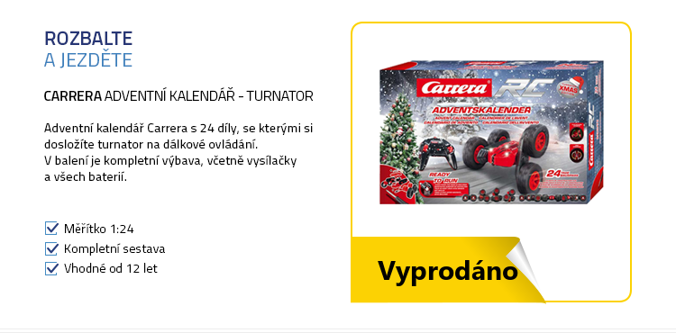 Carrera 240009 Adventní kalendář - Turnator