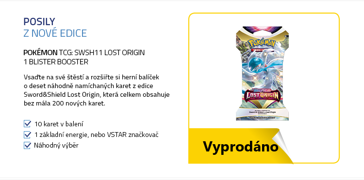 Pokémon TCG: SWSH11 Lost Origin - 1 Blister Booster