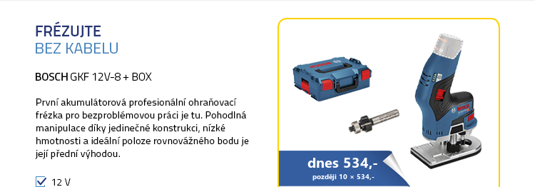 BOSCH GKF 12V-8 + box