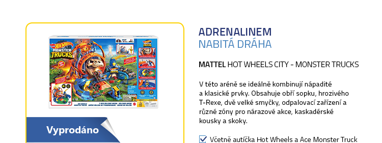 Mattel Hot Wheels GYL14 City - Monster trucks akční prázdniny