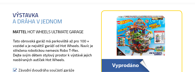 Mattel Hot Wheels GJL14 HW Ultimate garage