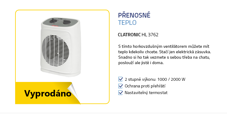 Clatronic HL 3762 bílá