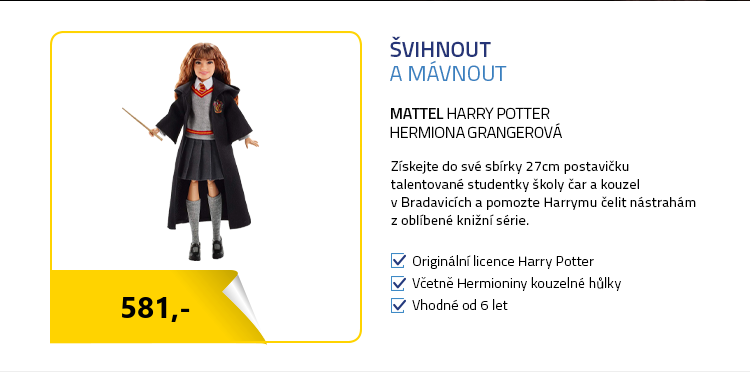Mattel Harry Potter FYM51 Hermiona Grangerová